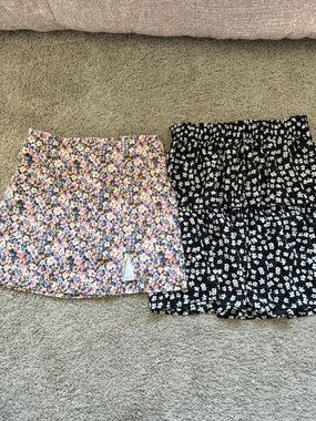 Floral Mini Skirts